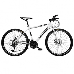 FFF-HAT Bicicleta Bicicleta de montaña todoterreno de acero con alto contenido de carbono Bicicleta de velocidad variable, velocidad estable, adecuada para estudiantes adultos masculinos y femeninos, disponible en co