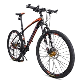 WBDZ Bicicletas de montaña Bicicleta de montaña ultraligera de 27, 5 pulgadas, marco de aleación de aluminio MTB, suspensión para hombre, bicicleta de 30 marchas, freno de disco doble con horquilla de bloqueo hidráulico y diseñ