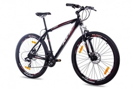 Unbekannt Bicicleta Bicicleta de montaña unisex KCP GARRIOT, 27, 5 pulgadas, cambio Shimano con 21 velocidades, color negro, 48 cm