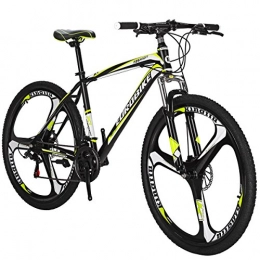 EUROBIKE Bicicleta Bicicleta de montaña X1 Bicicleta de 27.5 pulgadas Duai de freno de disco (K- Amarillo)