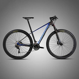 MICAKO Bicicleta Bicicleta Montaña 27.5 / 29'', Shimano SLX / M7000-22 Velocidad, Freno de Disco de Aceite Shimano, Full Suspension, Fibra de Carbon, Azul, 29inch*19inch