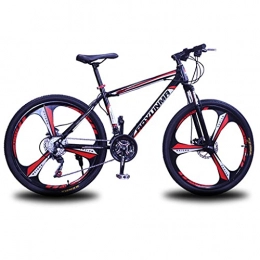 WGYDREAM Bicicleta Bicicleta Montaña MTB MTB 26 Pulgadas 21 De Alta Velocidad De Acero Al Carbono Sola Suspensión / Estudiante Adulto Del Freno De Disco De Bicicletas De Montaña Bicicleta de Montaña ( Color : Red )