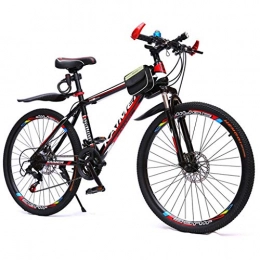 WGYDREAM Bicicleta Bicicleta Montaña MTB MTB de 26 pulgadas de montaña for adultos Bicicletas 21 velocidades for mujer for hombre Barranco delantera de la bici de doble suspensión del marco del freno de disco de acero a