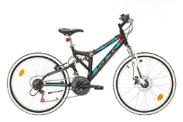 PRS Bicicleta Bicicleta VTT «LEGEND / SPR» de 24 pulgadas con suspensión completa y freno de disco para hombre