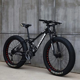 ZXCVB Bicicleta Bicicletas de montaña rígidas de 21 velocidades, 24 / 26 pulgadas, suspensión completa, amortiguador de velocidad, MTB, bicicletas de carretera de montaña, ciclismo, apto para adultos con 155-185 cm