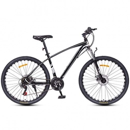 MLX Bicicleta Bicicletas para adultos para hombres y mujeres, bicicletas de carretera de freno de disco doble de acero de alto carbono, bicicletas de montaña de 24 velocidades, 26 pulgadas LQSDDC (color : A1)