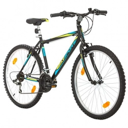 BIKE SPORT LIVE ACTIVE Bicicletas de montaña Bikesport Active Bicicleta de montaña Tamaño de Rueda 26" Tamaño de Cuadro: 46 cm, 18 velocidades (Negro Azul Verde, XL)