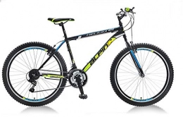 breluxx Bicicleta breluxx Helium Sport XL - Bicicleta de montaña (26", 18 velocidades, Shimano), Color Negro