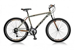 breluxx Bicicletas de montaña breluxx Helium Sport XL - Bicicleta de montaña de 26", 18 velocidades Shimano, Color Gris