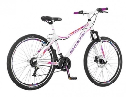 breluxx Bicicleta breluxx Venera Sport Tea 2019 - Bicicleta de montaña para Mujer, 26 Pulgadas, 21 velocidades, Freno de Disco, suspensin Frontal, Incluye Guardabarros y reflectores