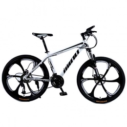 Caige Bicicleta Caige MTB 26 Pulgadas de Rueda Alta de Acero al Carbono Hardtail Bicicletas 21 Velocidad, Velocidad 24, 27 de Velocidad, Velocidad 30 Bicicletas Kit, B, 21 Speed