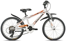 Carratt Bicicleta Carratt 630 MTB TX30, Mountain Bike niños 0 – 24, 630 MTB TX30, Bianco / Arancio, Talla Unica