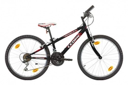 Marlin Bicicleta Cedric 24 Zoll 28 cm Jungen 18G Felgenbremse Schwarz / Rot