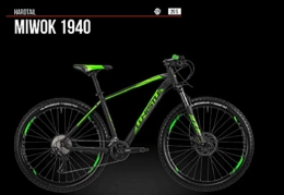 Cicli Puzone Bicicleta ciclos puzone Whistle miwok 1940 Gama 2019 , Black- Neon Green Matt, 41 CM - S