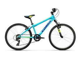 Conor Bicicletas de montaña Conor Bicicleta 440 Azul. Bicicleta Junior para Ocio Dos Ruedas. Bici para niños de 7 a 12 años. Bike para niñas. Ruedas 24 Pulgadas. Cambio de 7 velocidades.