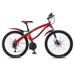 DGAGD Bicicletas de montaña DGAGD 24 Inch Mountain Bike Variable Speed ​​Lightweight Adult 21 Speed ​​Bicycle Spoke Wheel-Red