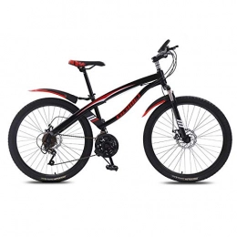 DGAGD Bicicleta DGAGD 26 Inch Mountain Bike Variable Speed ​​Lightweight Adult 21 Speed ​​Bicycle Spoke Wheel-Black Red