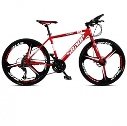DGAGD Bicicleta DGAGD Bicicleta de montaña de 24 Pulgadas para Hombre y Mujer, Bicicleta de Velocidad Variable Ultraligera para Adultos-Rojo_27 velocidades