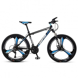 DGAGD Bicicleta DGAGD Bicicleta de montaña de 26 Pulgadas, aleación de Aluminio, a Campo traviesa, Ligera, Velocidad Variable, Bicicleta de Tres Ruedas para jóvenes-Azul Negro_24 velocidades