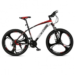 DGAGD Bicicleta DGAGD Bicicleta de montaña de 26 Pulgadas para Hombre y Mujer, para Adultos, Ultraligera, Bicicleta Ligera, Tri-Cutter n. ° 1-Rojo Negro_27 velocidades
