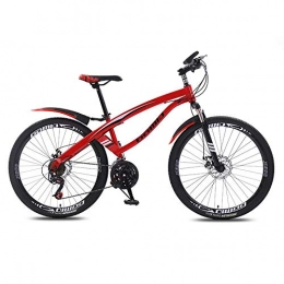 DGAGD Bicicleta DGAGD Bicicleta para Adultos Ligera de Velocidad Variable de 26 Pulgadas con 40 Ruedas de Corte-Rojo_27 velocidades