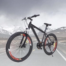 DiLiBee Bicicleta de montaña de 26 pulgadas, 21 velocidades, para niños y niñas, para adultos, color negro