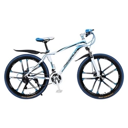 LADDER Bicicleta Dsrgwe Bicicleta de Montaña, Bicicleta del Unisex de montaña, Bicicletas de Aluminio Ligero de aleación, Doble Disco de Freno y suspensión Delantera, la Rueda de 26 Pulgadas (Size : 27-Speed)