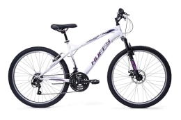 Huffy Bicicletas de montaña Extent - Bicicleta de montaña para mujer, color blanco, 26 pulgadas