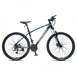 FBDGNG Bicicletas de montaña FBDGNG Bicicleta de montaña de 26 / 27.5 pulgadas con ruedas de 27 velocidades, frenos de disco duales, bicicleta de montaña con marco de aleación de aluminio ligero (tamaño: 27.5 pulgadas, color: azul)