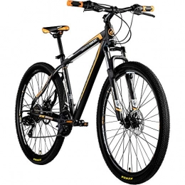 Galano Bicicleta Galano Bicicleta de montaña Toxic / Pulse de 29 pulgadas, frenos de disco Shimano Tourney (negro / naranja).