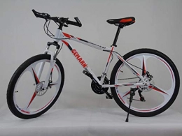 GEMARN Bicicletas de montaña GEMARN Bicicleta MTB o carretera, Unisex (rojo), alta calidad de acero hecho
