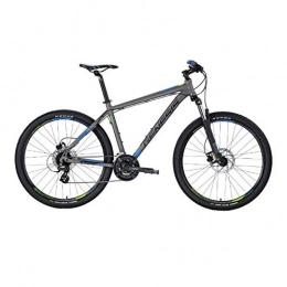 Genesis Bicicleta Genesis Hardtail Solution 2.9 Disc 27, 5 - Bicicleta de montaña, Color Gris Oscuro Opaco, tamaño 38