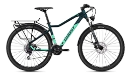 Ghost Bicicletas de montaña Ghost Lanao EQ 27.5R 2022 - Bicicleta de trekking para mujer (talla M, 44 cm), color azul y verde mate