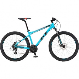 GTT Bicicleta GT 27, 5" M Aggressor Expert 2019 - Bicicleta de montaña Completa, Color Azul, Color Agua, tamao Extra Large