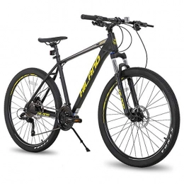 STITCH Bicicletas de montaña Hiland - Bicicleta de montaña de 27, 5 pulgadas con cuadro de aluminio de 457 mm, 27 velocidades, freno de disco Lock-Out Horquilla de suspensión, color negro