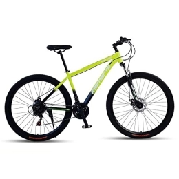 HTCAT Bicicleta, Bicicleta de cercanías, Bicicleta de montaña con Cambio 24-27, Aluminio, Adecuada for Caminos, senderos, Playa, Nieve, Jungla. (Color : Yellow, Size : 27 Speed)