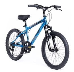 Huffy Bicicletas de montaña Huffy Blue Stone Mountain-Bicicleta de montaña, Color Azul, Unisex Juvenil, 20" (50, 8 cm)