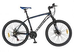 JISU Bicicleta Montaa Aluminio MTB-HT 18 Pulgadas (Black Blue)