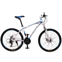 JLASD Bicicleta JLASD Bicicleta de montaña Mountainbike 26" 21 / 27 / 30 Mujer / Hombre MTB de Aluminio Ligero de aleación Marco Suspensión Delantera de Doble Freno de Disco (Color : Blue, Size : 30speed)