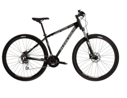 KROSS Bicicleta Kross Hexagon 6.0 Bicicleta de montaña L 21 pulgadas 53 cm marco 29 pulgadas ruedas freno de disco, Shimano 24 velocidades Hardtail Bicicleta Negro Gris Grafito