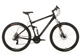 KS Cycling Bicicleta KS Cycling Insomnia - Bicicleta de montaña de doble suspensión, color negro, ruedas 29", cuadro 51 cm