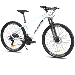 LANAZU Bicicletas de montaña LANAZU Bicicleta de montaña, Bicicleta de transmisión de Aluminio, Bicicleta Todoterreno con Freno de Disco hidráulico, Adecuada para Adultos (White Black)