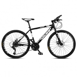 LAYBAY Bicicletas de montaña Laybay - Bicicleta de montaña de 24 / 26 pulgadas (21 velocidades, guardabarros delantero y trasero, doble disco y doble suspensión para adultos, asiento de montaña ajustable
