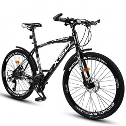 LDDLDG Bicicleta LDDLDG - Freno de disco para bicicleta de montaña de 26 pulgadas, doble suspensión completa, 21 velocidades, ligero de acero al carbono, para mujeres y hombres (color: negro, tamaño: 24 velocidades)