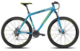 Legnano Bicicleta Legnano – Bicicleta 605 Andalo con ruedas de 29 pulgadas (73, 66 cm) y disco de 21 velocidades - Talla: 44 - Color: azul (bicicleta MTB con suspensión)