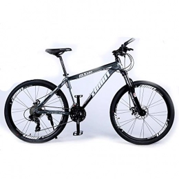LISI Bicicleta LISI Bicicleta de montaña de 26 Pulgadas de aleacin de Aluminio de 27 Pulgadas de Velocidad para Todo Terreno Hombres y Mujeres Alta en Bicicleta, Gray