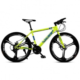 LIUCHUNYANSH Mountain Bike Bicicleta para Joven Camino for Bicicleta de montaña de los Hombres de MTB 21 Velocidad 24/26 Pulgadas Ruedas for Mujeres Adultas (Color : Green, Size : 24in)