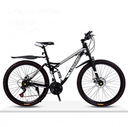 LJLYL Bicicleta LJLYL Bicicleta de montaña, suspensión Completa, Cuadro de Acero de Alto Carbono, Horquilla Delantera amortiguadora, Freno de Doble Disco, C, 26 Inch 21 Speed