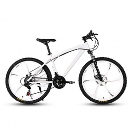 LPsweet Bicicletas de montaña LPsweet Bicicletas para Adultos, Marco De Aluminio De Aleación De Velocidad Variable Pequeño Portátil Ultra Ligero Plegable Fácil Y Continúe Diseño De Trayecto Cómodo Y Rápido, Blanco, 21speed