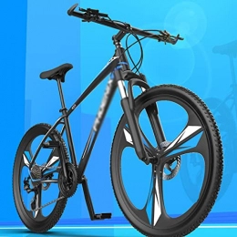 LZZB Bicicleta LZZB Bicicleta de montaña para Hombre con Ruedas de 26 Pulgadas, Marco de Aluminio, Cambios Suaves, Amortiguador bloqueable - Azul (Tamaño: 27 velocidades, Color: Azul) / Azul / 27 velocidades